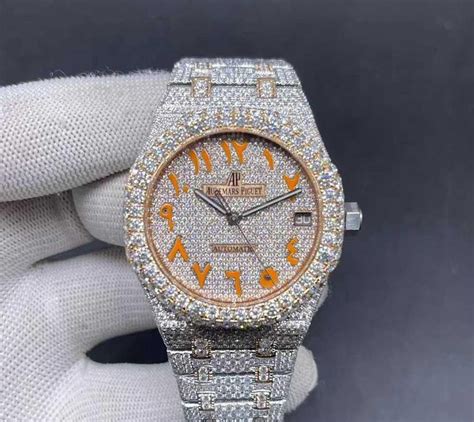 moissanite replica audemars piguet|ap with babies diamonds.